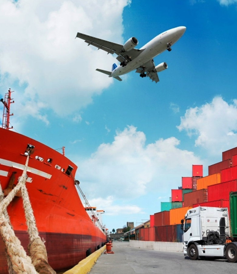 TRANSPORTE DE CARGA TERRESTRE MARÍTIMA Y AÉREA